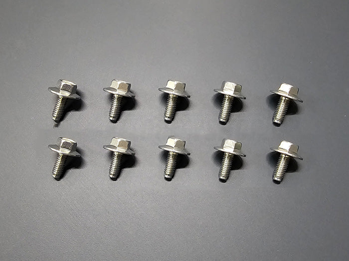 OEM Acura RSX Fender Bolts 10 pieces set complete kit DC5 Type S Base