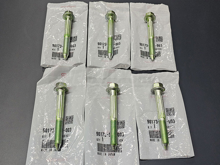 Rear suspension hardware bolts for Civic EK LCA replacement