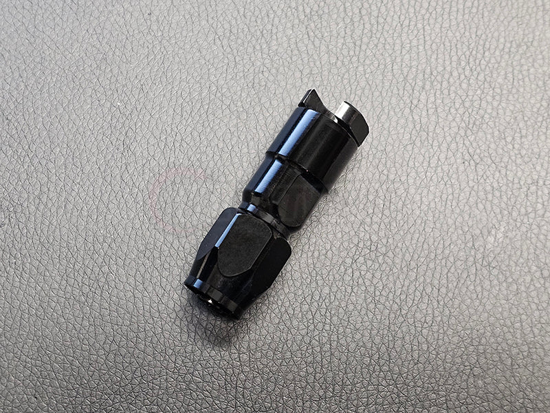 Russell 611203 3/8 SAE to -6 Hose Fitting Black