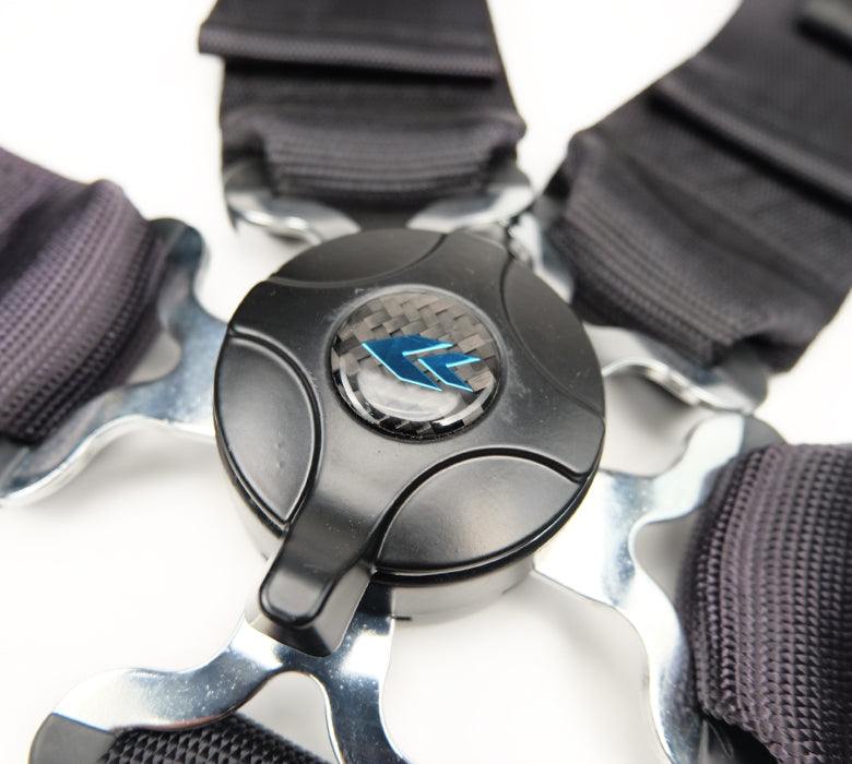 NRG 5PT 3in. Seat Belt Harness / Cam Lock - Blue