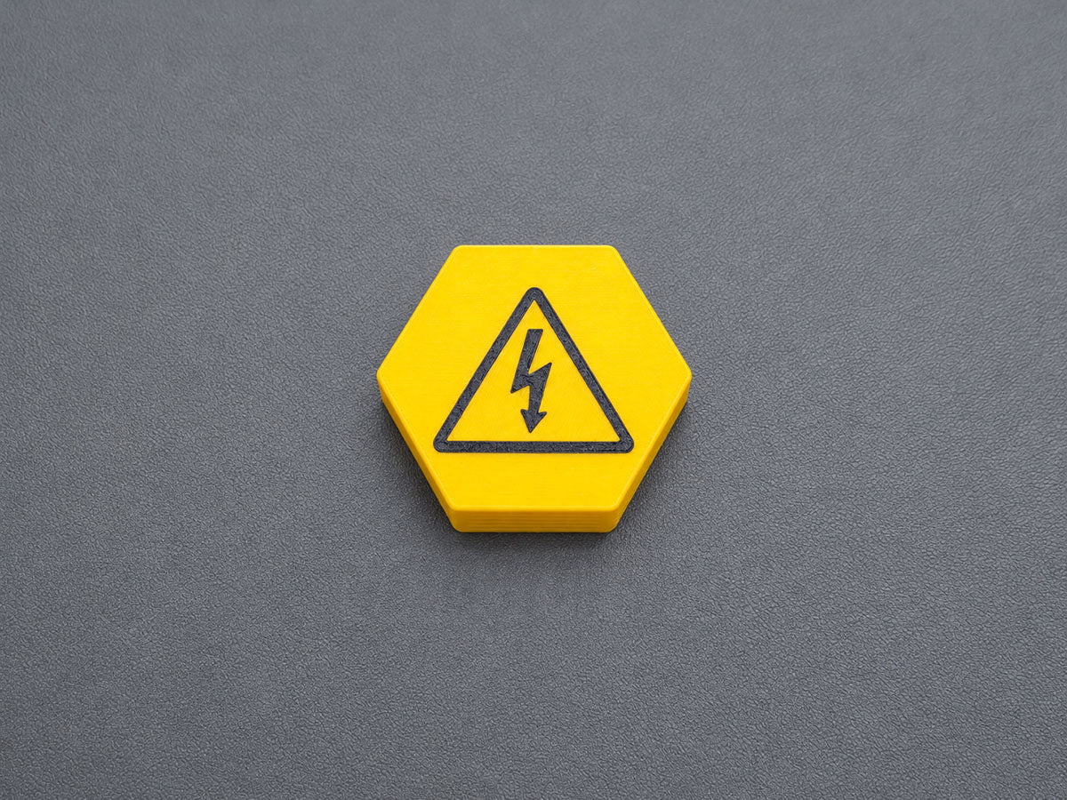 3D-Printed PETG Battery Terminal Cover for Milwaukee M12 – Yellow