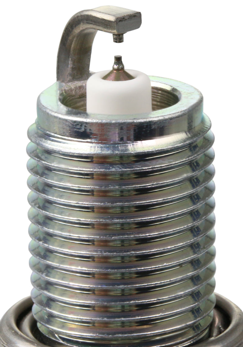 Set of four NGK FR6AHX-S Ruthenium HX high-ignitability spark plugs - Tip up close view