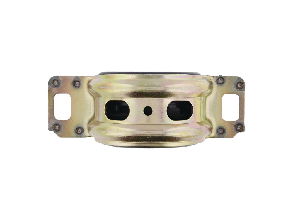 Rear view of All Balls UTV drive shaft carrier bearing and metal mounting housing
