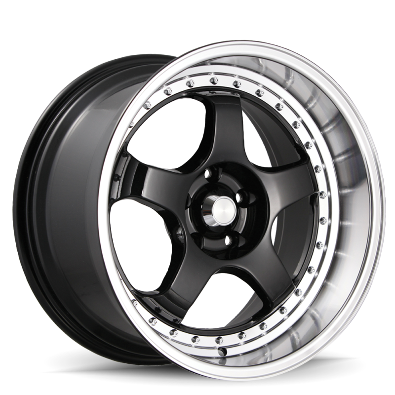 Konig SSM SS88514355 18x8 +35 5x114.3 Gloss Black machined lip wheel