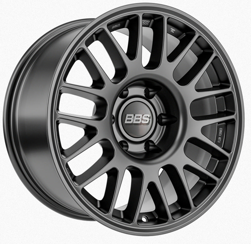 BBS TS-M 18x9 ET0 Satin Black flow-formed truck wheel with 6x139.7 bolt pattern
