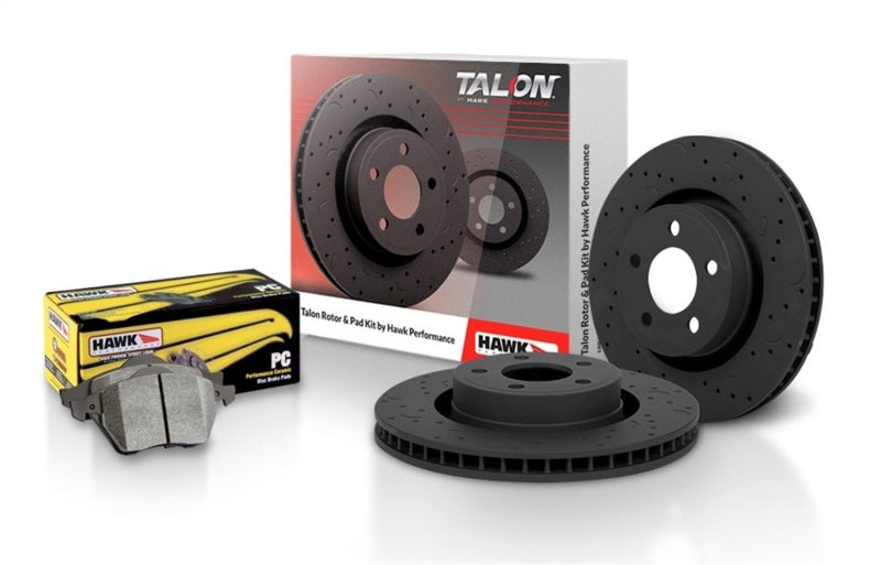 HAWK Talon Rotors HTC4897 and Ceramic Brakd Pads HB543Z.760 | HKC4897.543Z