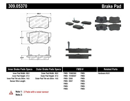 Stoptech Rear Brakes Package - Drilled Rotor, Pads, and Lines 979.40030R