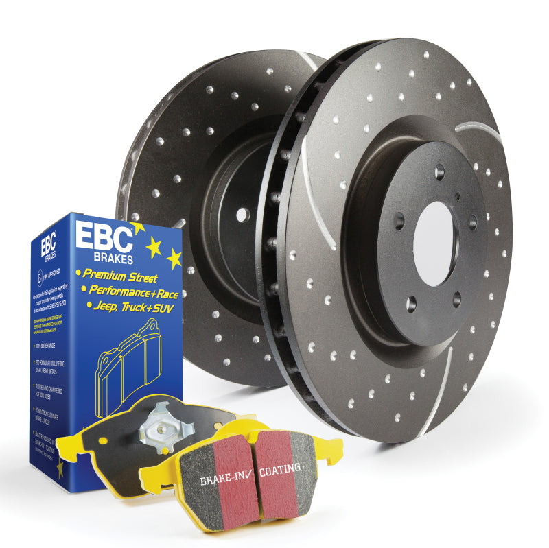 EBC S5 Kits Yellowstuff Front Brake Pads and GD Rotors
