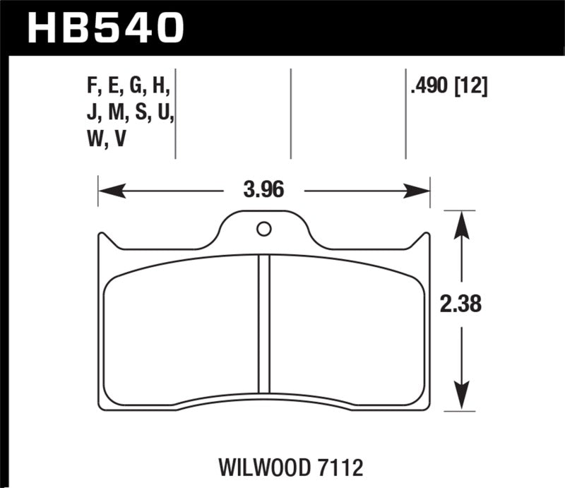 Hawk DTC-60 Brake Pads | HB540G.490