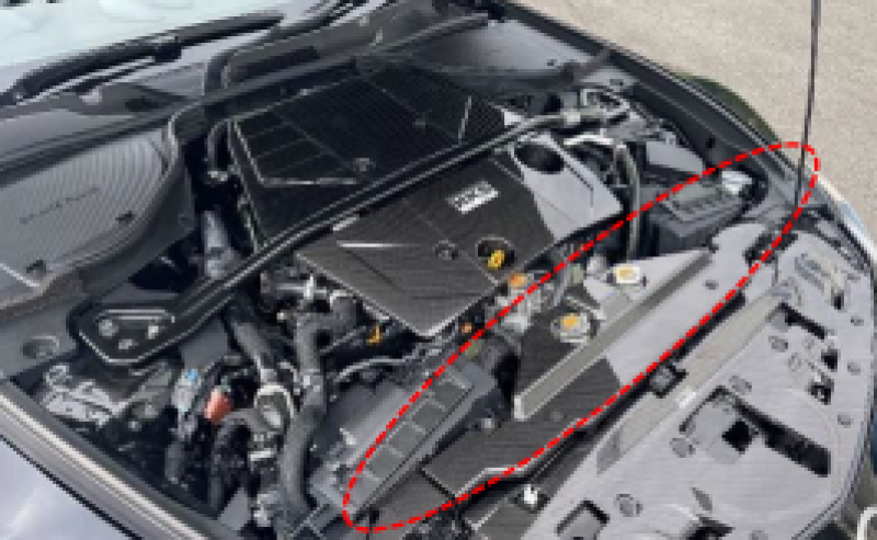 HKS 2023 Nissan Z Dry Carbon Radiator Cover | 70026-AN003