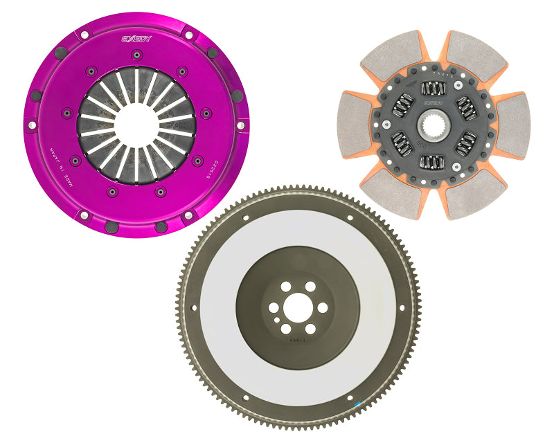 Exedy 1989-1993 Nissan Skyline GTR L6 Hyper Single Clutch Sprung Center Disc Push Type Cover | NH03SD1