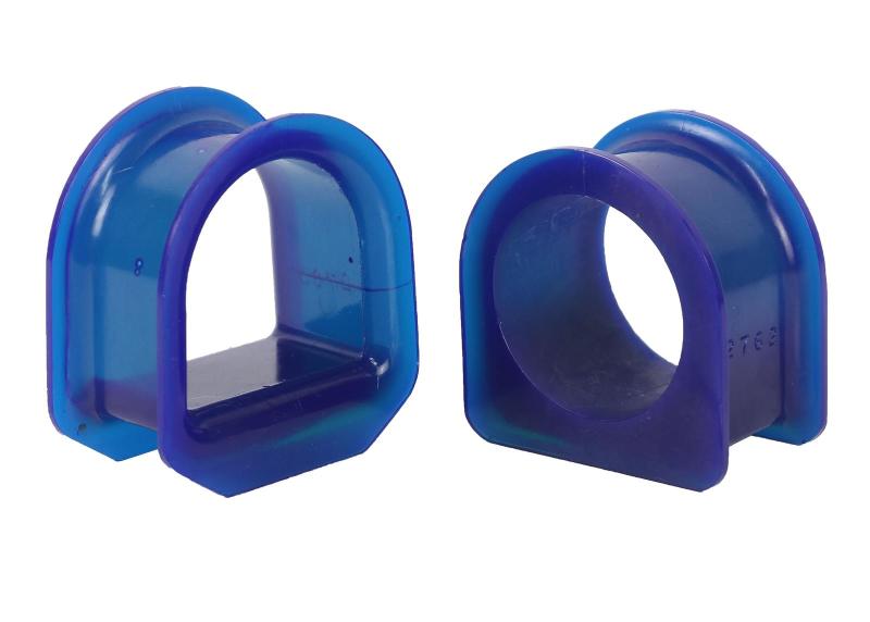 Complete SuperPro steering rack bushing kit contents laid out – fits 1990–1998 Miata NA power steering models