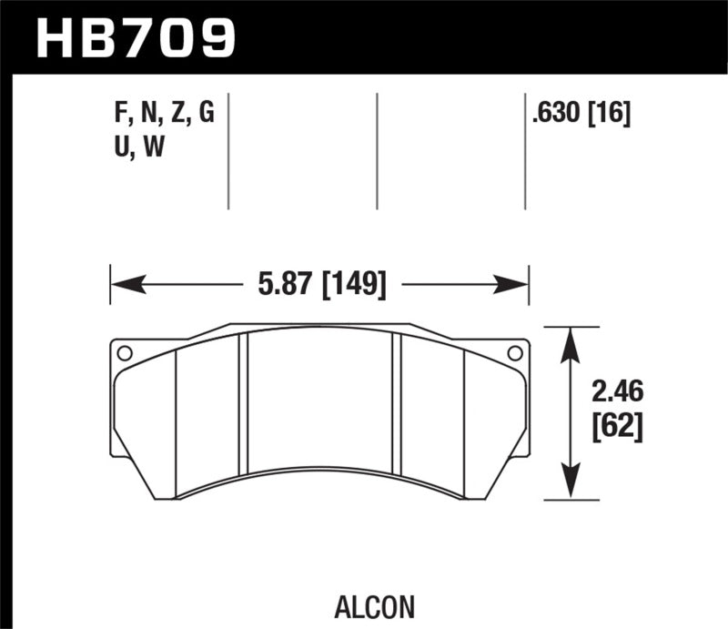 Hawk HPS Street Brake Pads | HB709F.630