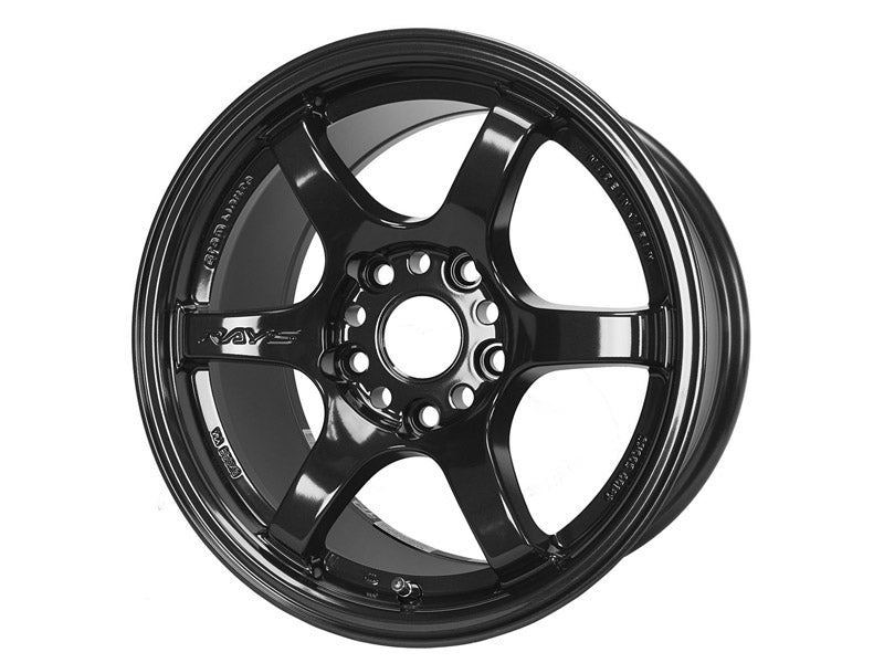 Gram Lights 57DR 15x8 / +35mm / 4x100 Gloss Black Wheel