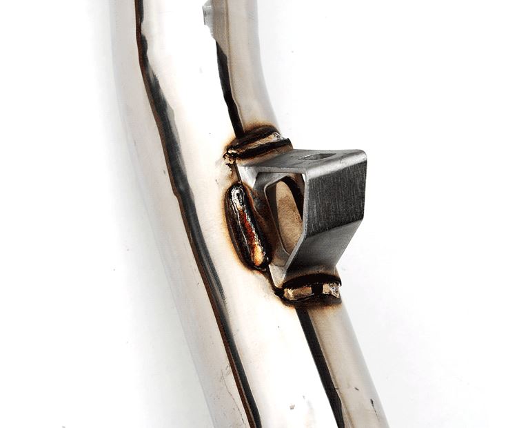 Invidia 02-07 WRX/STi Polished Divorced Waste Gate Downpipe with High Flow Cat