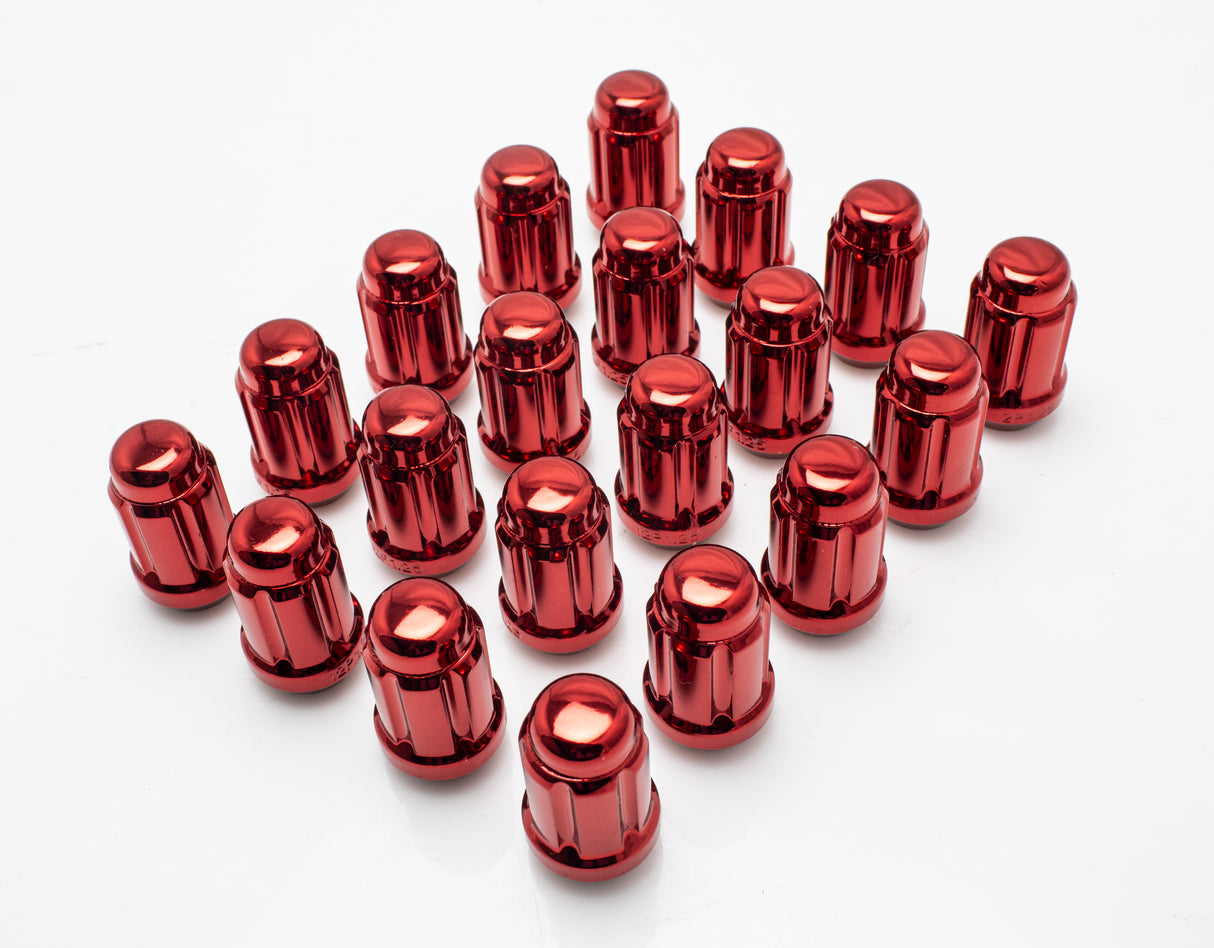 Wheel Mate Muteki Closed End Lug Nuts - Red 12x1.50