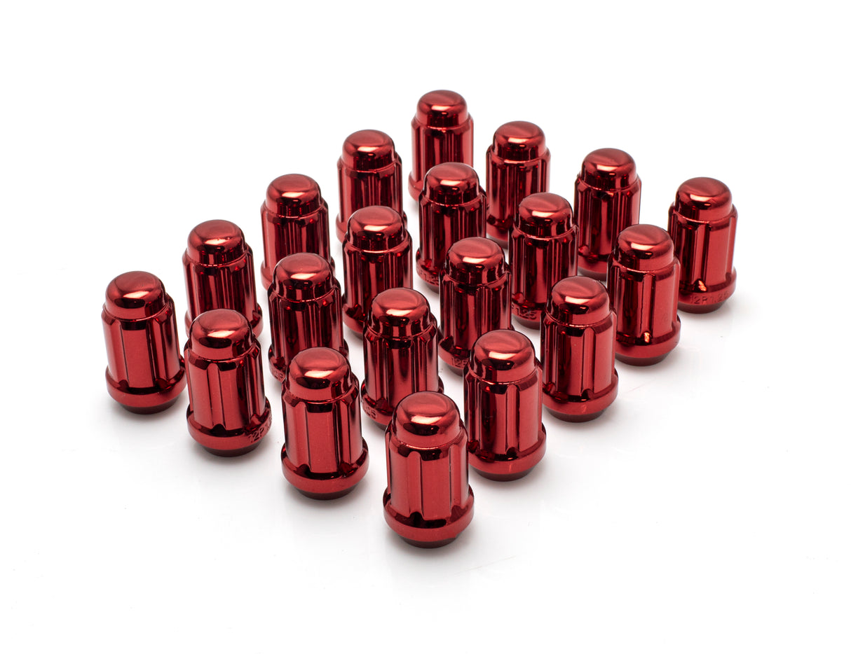 Wheel Mate Muteki Closed End Lug Nuts - Red 12x1.50