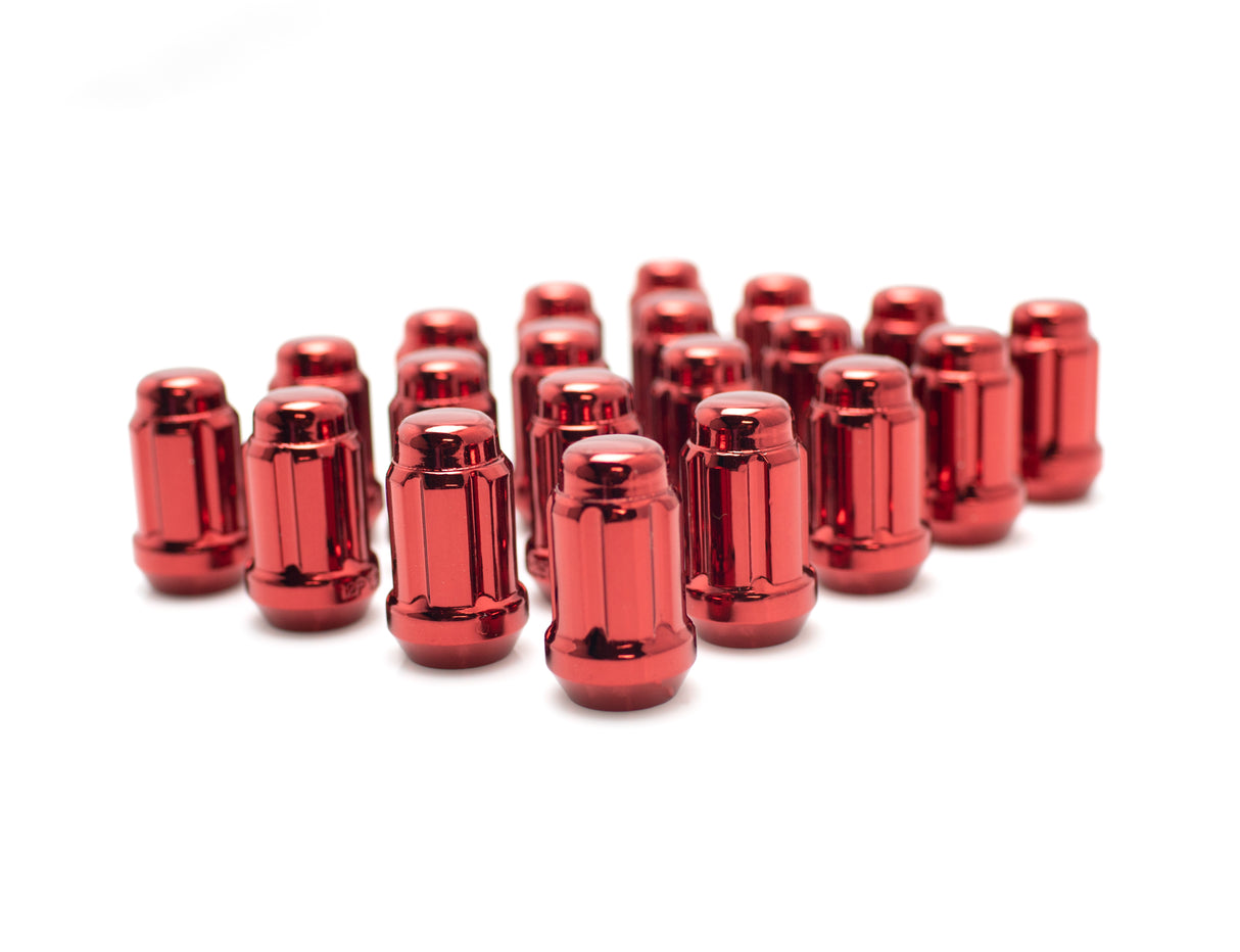 Wheel Mate Muteki Closed End Lug Nuts - Red 12x1.50