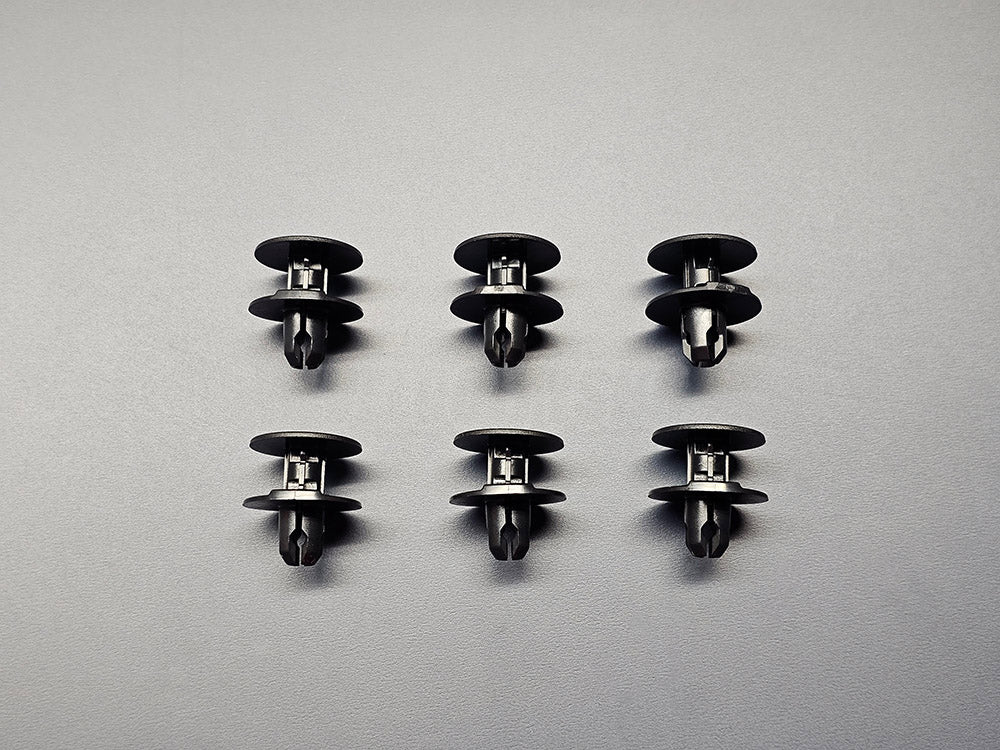 OEM Honda front fender retainer clips 20mm flange - 6 pieces
