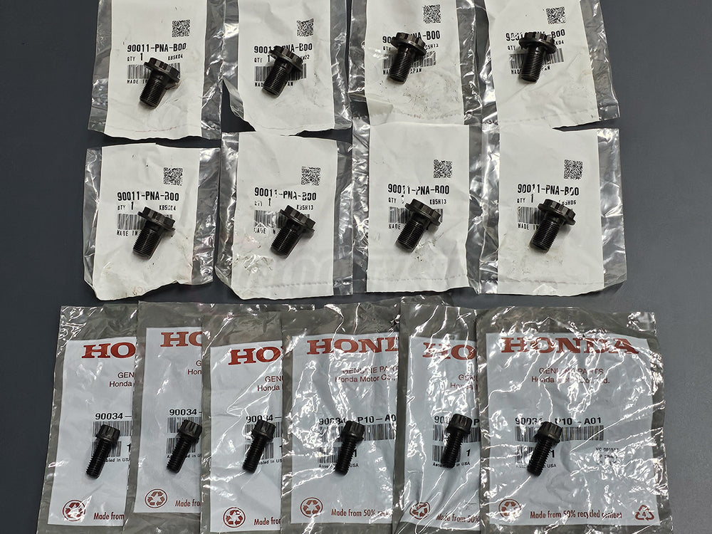 OEM Honda Flywheel and Clutch Pressure Plate Bolts K20A2 K24A2 K20Z1 K20Z3