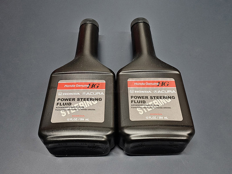 OEM Honda Genuine Power Steering Fluid 12 oz Bottle x 2