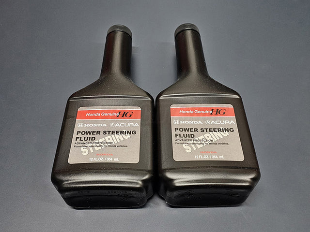 OEM Honda Genuine Power Steering Fluid 12 oz Bottle x 2