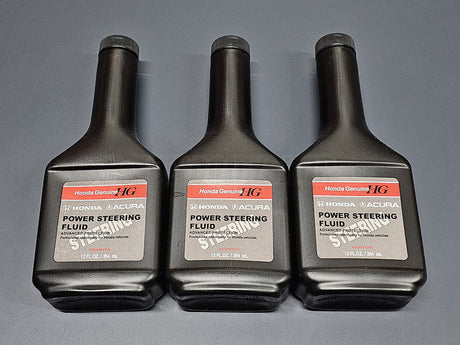 OEM Honda Power Steering Fluid 08206-9002 – 12 oz Bottle Front Label