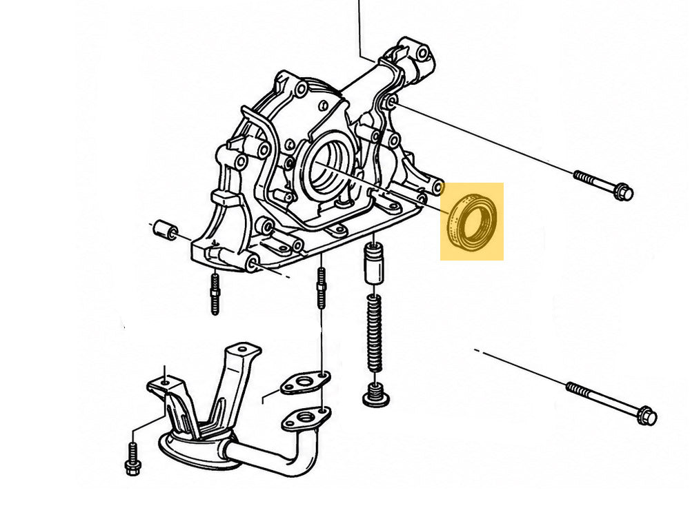 Genuine OEM Honda B-Series Front Crankshaft Oil Seal / Front Main Seal