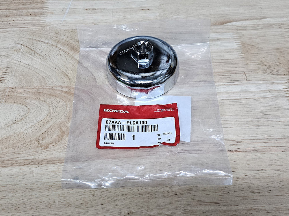 OEM Honda oil filter tool – genuine Honda filter wrench on packaging
