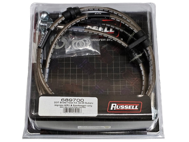 Russell Stainless Brake Lines 02-06 Impreza Wrx (exclude Sti)