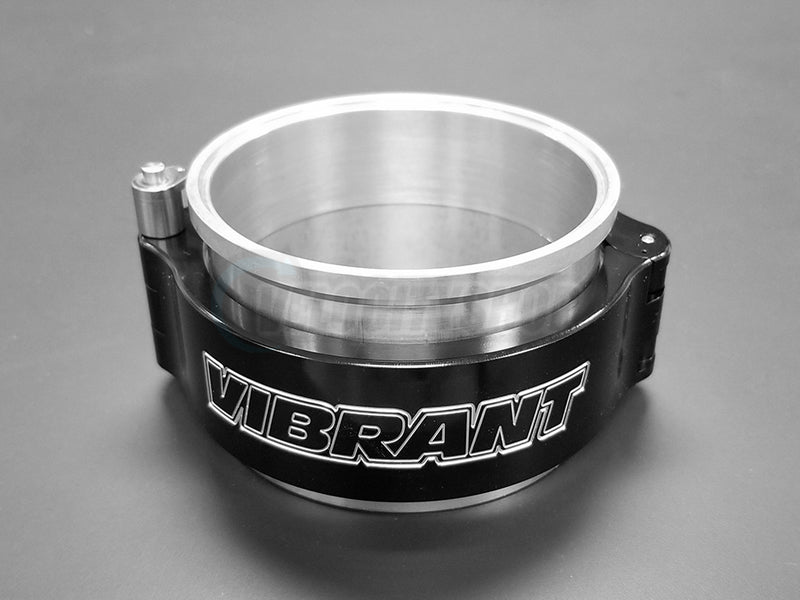 Vibrant 12517 aluminum intercooler pipe clamp 3.5 inch Black