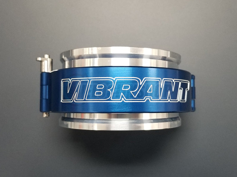 Vibrant Performance blue charge pipe clamp system 3.5 inch
