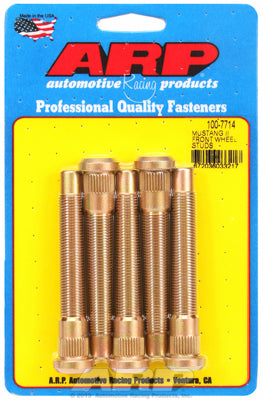 ARP Mustang II 1/2in x 20 Heat Treated 8740 Chromoly Steel 5 Pc Front Wheel Stud Kit