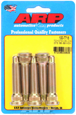 ARP 86-89 Toyota Celica GTS Heat Treated 8740 Chromoly Steel 5 Pc Front Wheel Stud Kit