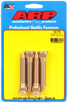 ARP Heat Treated 8740 Chromoly Steel 94-05 Miata Rear Extended Wheel Stud Kit (4 Studs)