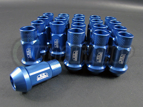 Blox Forge Aluminum Lug Nuts 12 x 1.5mm (20 pcs) Blue