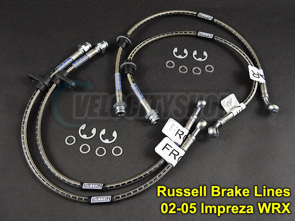 Russell 02-06 Impreza Wrx Stainless Brake Lines exclude Sti)