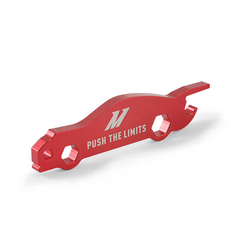 Mishimoto Subaru Engine Hoonigan Oil Filler Cap Red and Bottle Opener