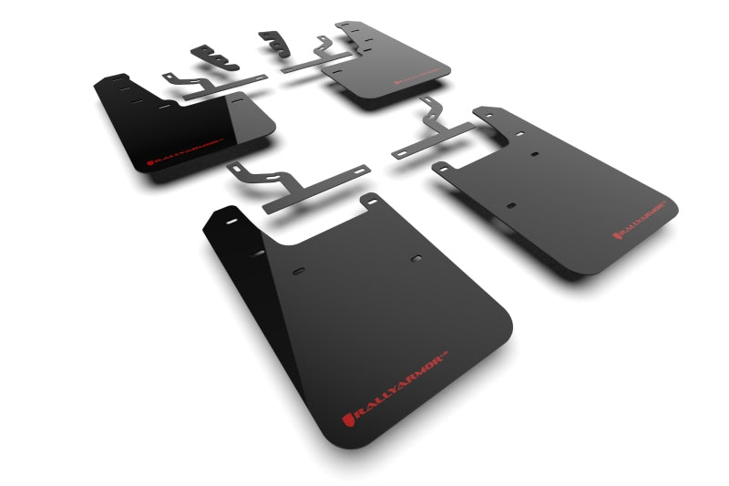 Rally Armor 2022-2024 Toyota Tundra Black UR Mud Flap w/ Red Logo