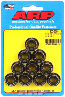 ARP 7/16 x 20 9/16inch Socket 12pt Nut Kit Pkg/10