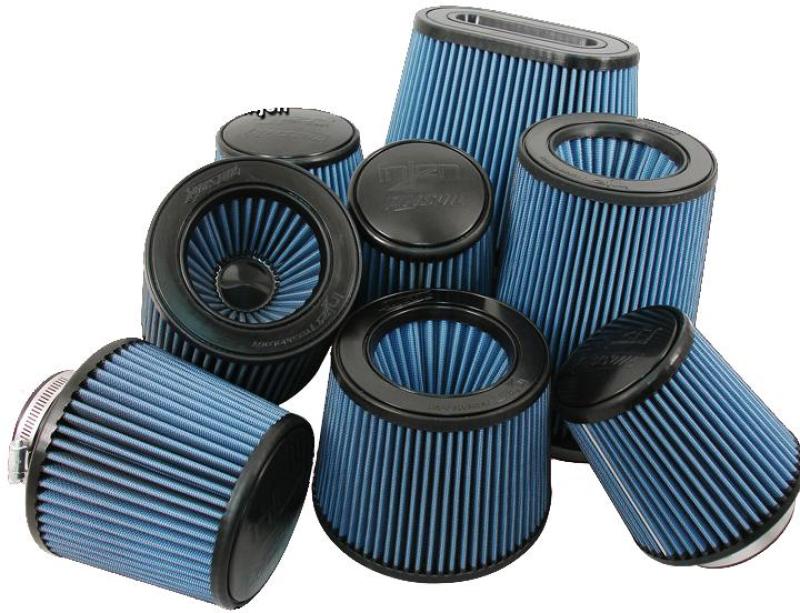 Injen High Performance Air Filter - 3 1/2 Black Oiled Filter 6 Base / 6 7/8 Tall / 5 1/2 Top
