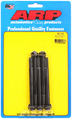 ARP M8 Bolt x 1.25 x 100 x 10mm Wrenching Black Oxide Hex Bolts (5/pkg)