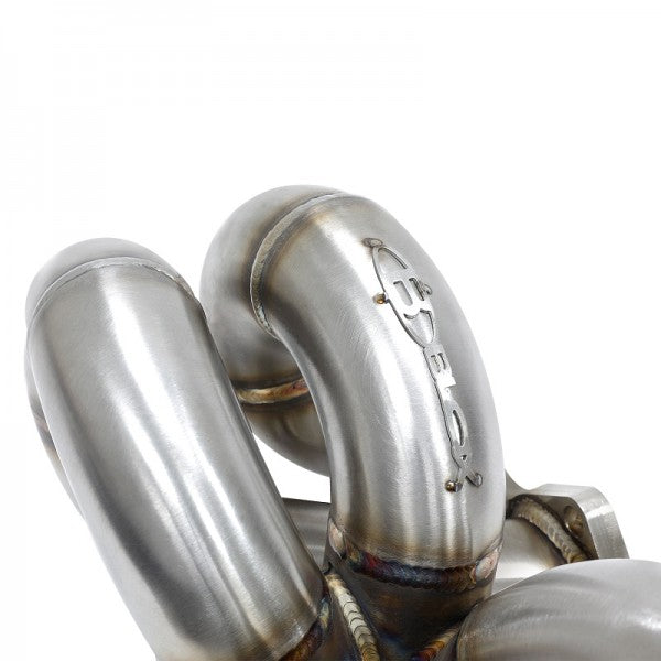 Blox B-Series Ram Horn Turbo Manifold T304 Stainless B16A B18C B18B