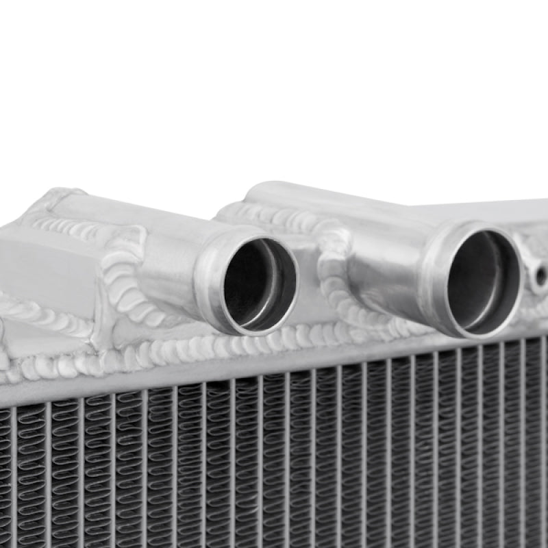 Mishimoto Civic Si radiator inlet and outlet neck detail