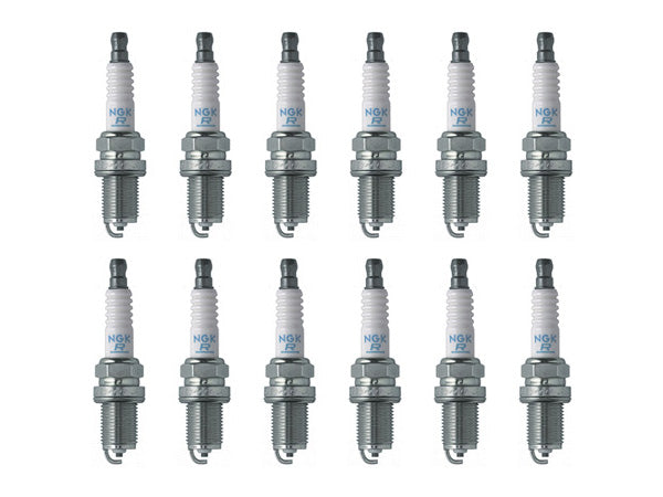 NGK V-Power Spark Plugs (12 plugs) for 2003-2004 SLK32 AMG 3.2 One Step Colder