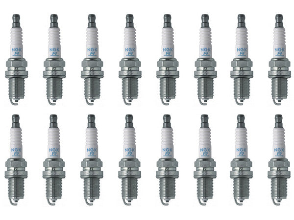 NGK V-Power Spark Plugs (16 plugs) for 2000-2006 S500 5.0 Two Steps Colder