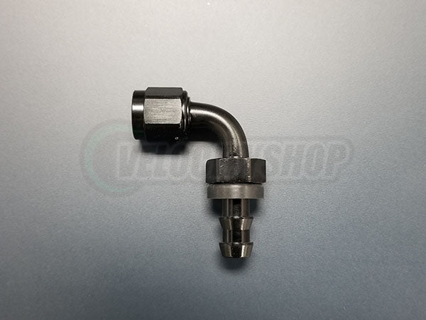 Russell 6AN 90 Degree Hose End Twist Lok Fitting Black
