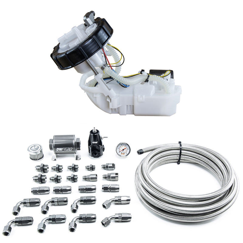 DeatschWerks DW400 Fuel Pump Module and Return Kit w/CPE Lines 01-05 Civic/02-06 RSX