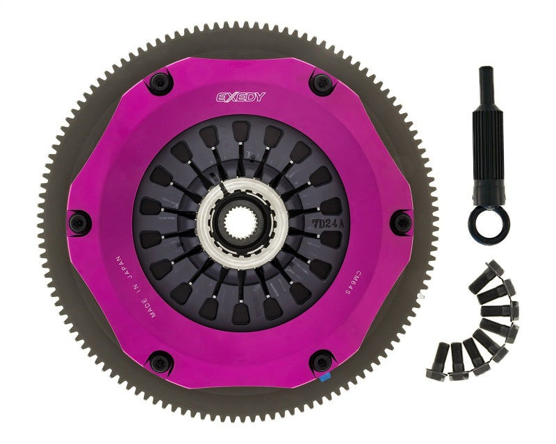 Exedy 04-17 Subaru WRX STI EJ255/EJ257 2.5L Twin-Organic Clutch Kit | FM022SDF