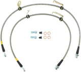StopTech 11-17 Lexus CT200h Stainless Steel Front Brake Lines